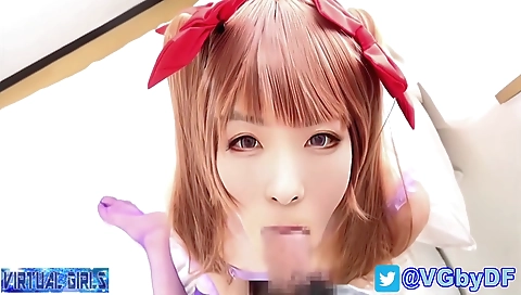 Busty shemale with a nice ass fucks a guy with a dick