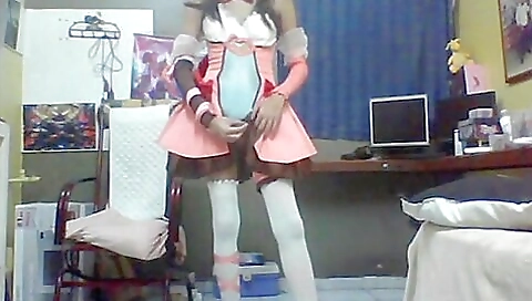 I'm fucking my hot brunette in a lingerie and stockings