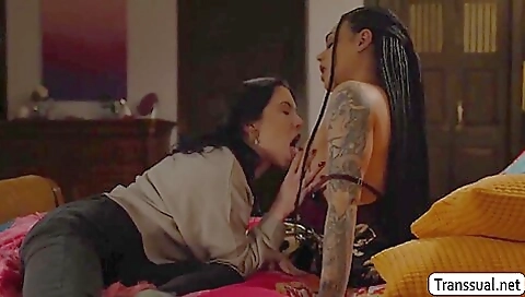 Busty brunette milf in sexy lingerie is fucking her ass