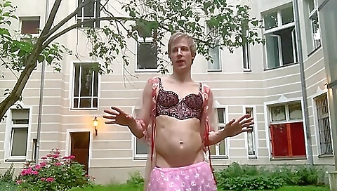 A horny teen has a sexual experience at a hot place