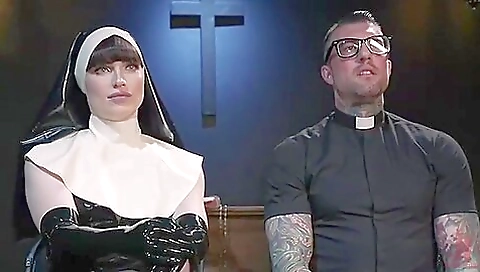 Brunette brunette with sexy stockings gets whipped 049