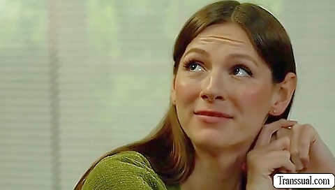 guy fucks a shemale in the ass and then she fucks him in the pussy