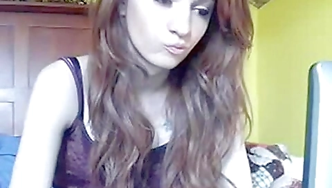 Beautiful solo video with an awesome face of the lady