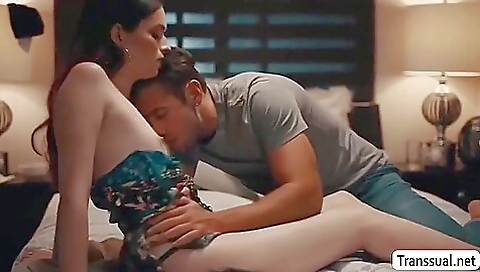 Stepping into the kitchen and putting a vibrator in her pussy