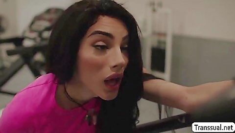 Beautiful girl with big titties and booty gets fucked on the couch